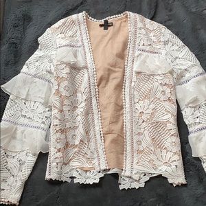 Topshop lace blazer &dry-cleaned after last wear!